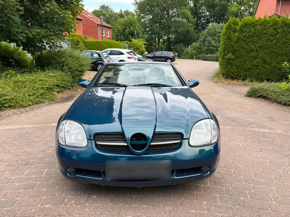 Gebraucht Mercedes SLK230 193 PS (141 kW) 1999 Blau Cabrio