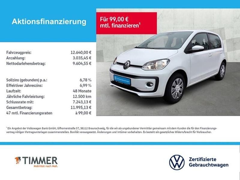 Gebraucht VW up! 65 PS (47 kW) 2022 Weiß Kleinwagen