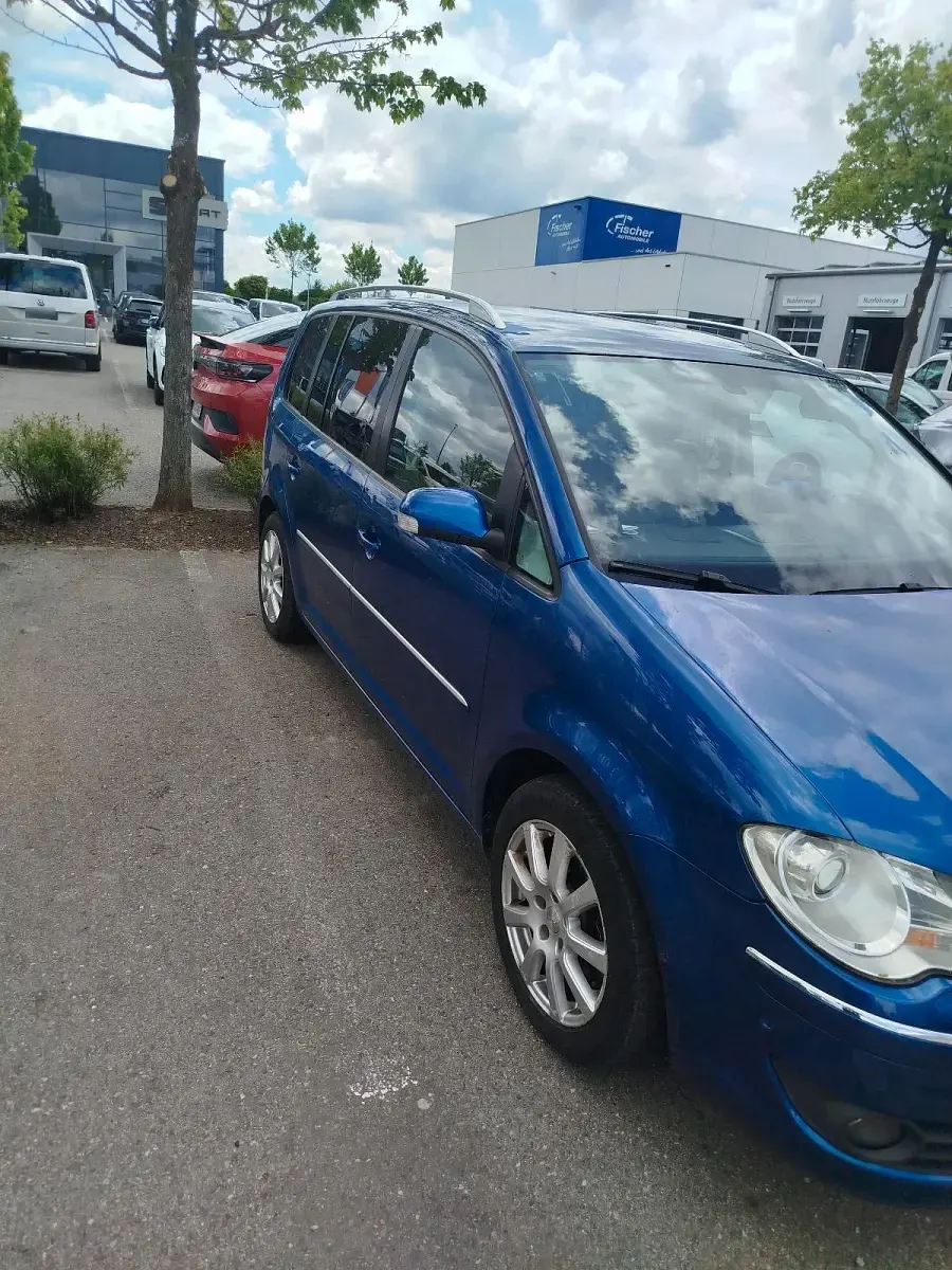 Gebraucht VW Touran 170 PS (125 kW) 2007 Blau Van / Kleinbus