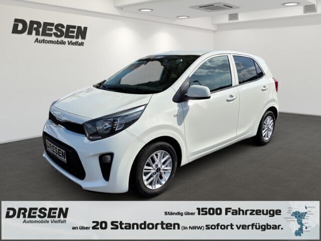 Ud) schneeweiss (weiss Gebraucht 2023 Kia Picanto Vision Kleinwagen | 16.980 € (Fairer Preis) - Bild 1/4