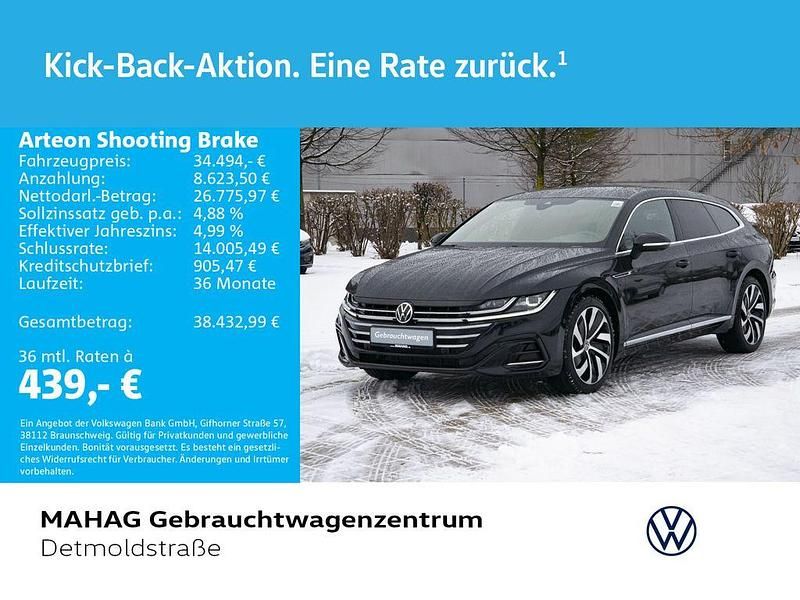 Gebraucht VW Arteon R-line 190 PS (139 kW) 2023 Schwarz Limousine
