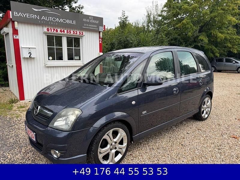 Blau Gebraucht 2008 Opel Meriva Cosmo Van / Kleinbus | 1.990 € (Superpreis) - Bild 1/4