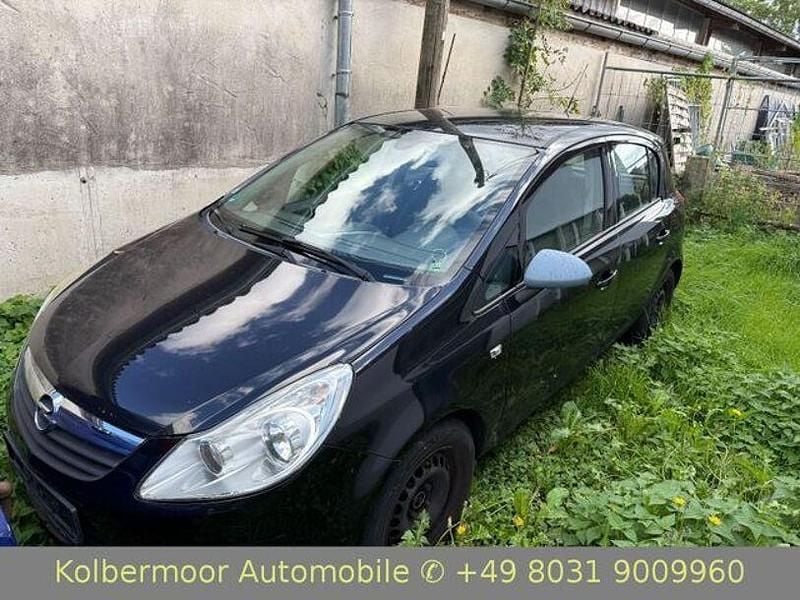 Schwarz Gebraucht 2008 Opel Corsa Edition Limousine | 1.000 € (Superpreis) - Bild 1/4