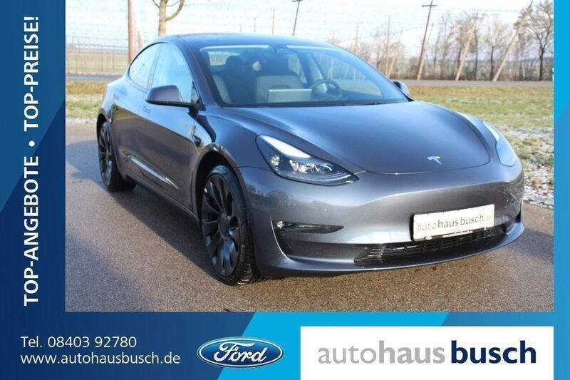 Gebraucht Tesla Model 3 Performance 377 kW (513 PS) 2022 Midnight silver Limousine