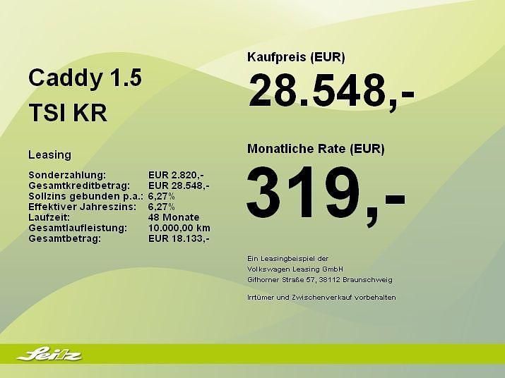 Weiß Gebraucht 2025 VW Caddy Van / Kleinbus | 28.348 € (Superpreis) - Bild 1/1