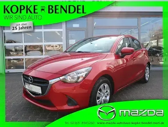 Gebraucht Mazda 2 Prime-Line 75 PS (55 kW) 2017 Rot Kleinwagen