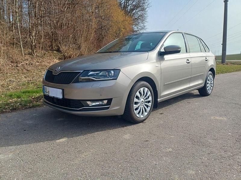 Gebraucht Skoda Rapid Clever 110 PS (80 kW) 2019 Beige Kleinwagen