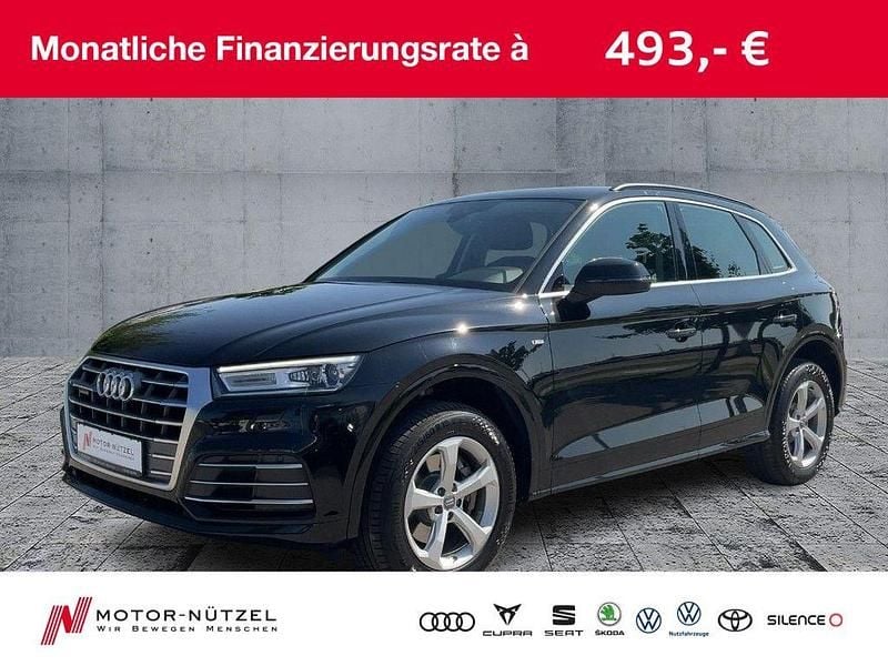 Mythosschwarz metallic Gebraucht 2020 Audi Q5 Design SUV | 28.650 € (Superpreis) - Bild 1/4