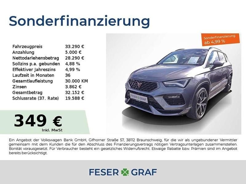 Graphitgrau Gebraucht 2023 Cupra Ateca SUV | 33.290 € (Fairer Preis) - Bild 1/1