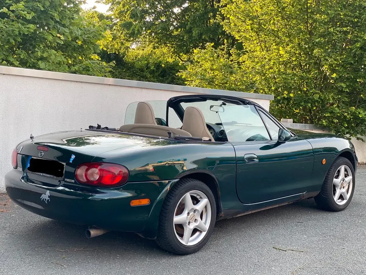 Gebraucht Mazda MX5 110 PS (80 kW) 2002 Grün Cabrio
