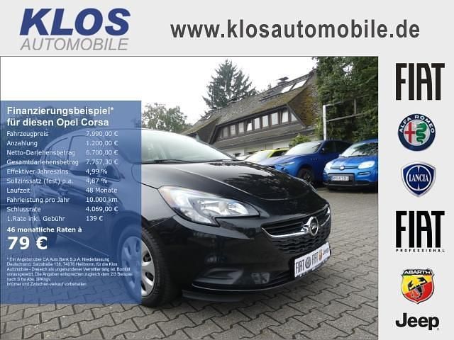 Schwarz Gebraucht 2016 Opel Corsa Edition Kleinwagen | 7.990 € (Fairer Preis) - Bild 1/4