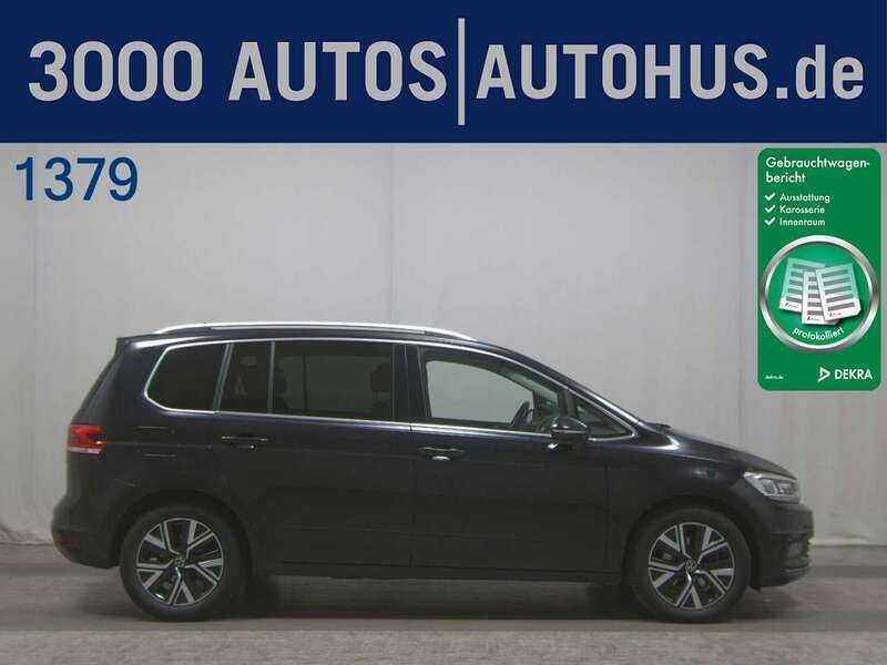 Schwarz Gebraucht 2021 VW Touran Highline Van / Kleinbus | 20.480 € (Superpreis) - Bild 1/4