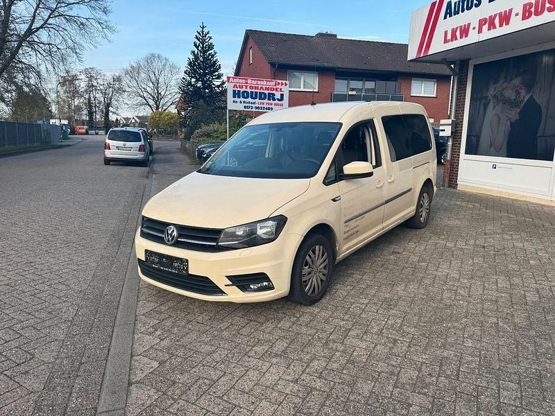 Gebraucht VW Caddy Maxi Trendline 102 PS (75 kW) 2016 Gelb Van / Kleinbus