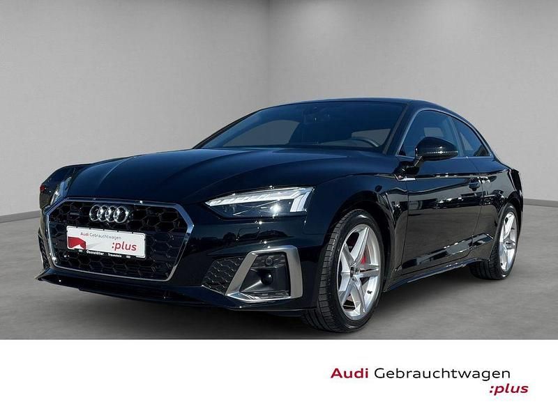 Schwarz Gebraucht 2023 Audi A5 S-Line Coupé | 43.980 € (Etwas zu teuer) - Bild 1/4
