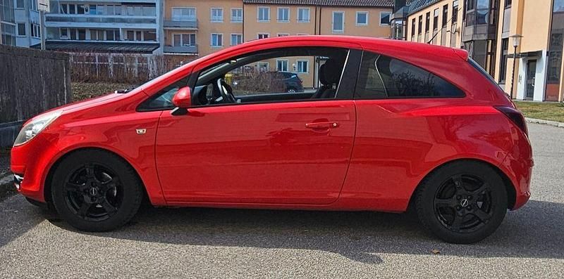 Gebraucht Opel Corsa Color Edition 80 PS (58 kW) 2009 Rot Kleinwagen