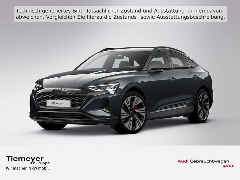 Grau Gebraucht 2024 Audi Q8 Sportback e-tron Advanced SUV | 57.690 € - Bild 1/4