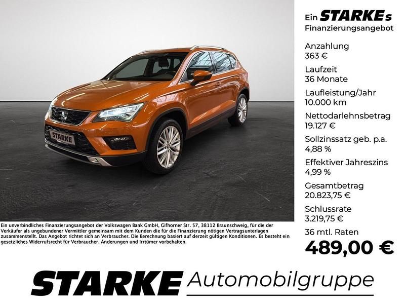 Gebraucht Seat Ateca XCELLENCE 150 PS (110 kW) 2019 Orange SUV