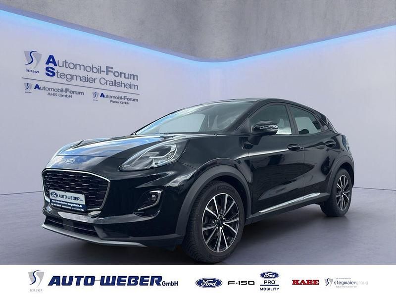 Obsidianschwarz metallic Gebraucht 2020 Ford Puma Gen-E Titanium SUV | 13.990 € (Fairer Preis) - Bild 1/4