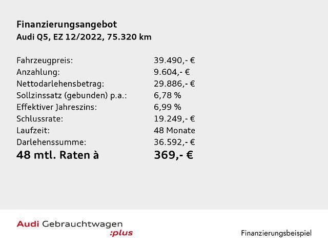 Gebraucht Audi Q5 Advanced Plus 299 PS (219 kW) 2022 Brillantschwarz SUV