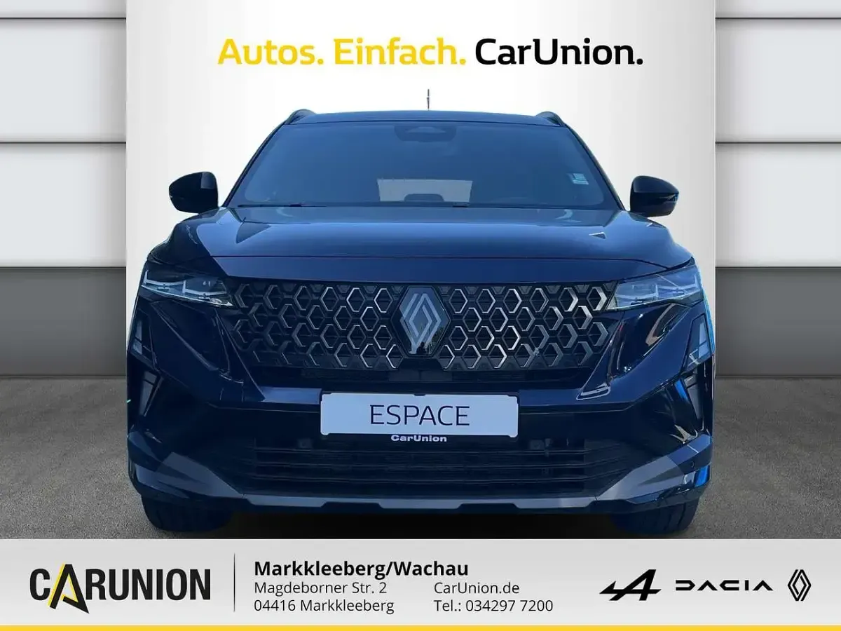 Ny Renault Espace 200 HK (147 kW) 2026 Blå SUV