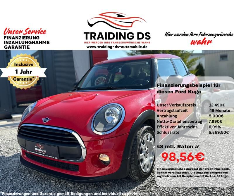 Rot Gebraucht 2018 Mini ONE Kleinwagen | 10.980 € - Bild 1/4
