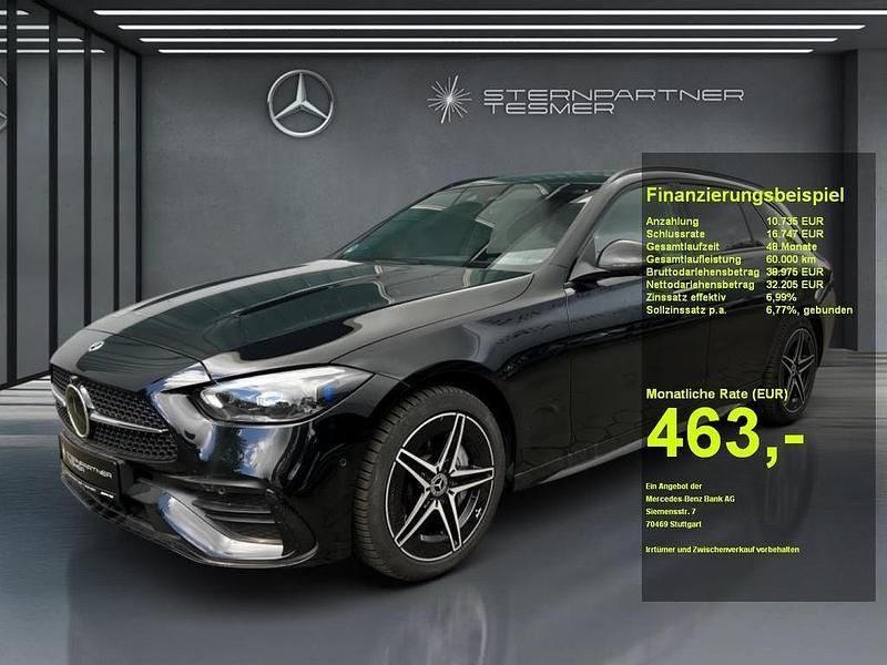 Schwarz Gebraucht 2023 Mercedes C300e AMG Limousine | 42.940 € (Fairer Preis) - Bild 1/3