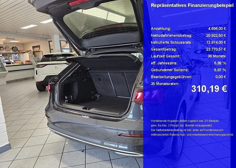 Gebraucht Audi A3 Ambiente 150 PS (110 kW) 2022 Manhattangraumet. (metallic) Limousine