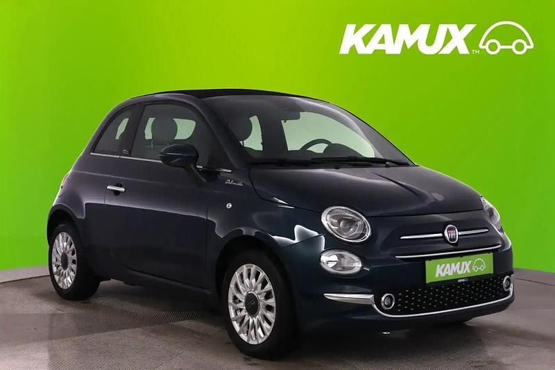Blau metallic Gebraucht 2022 Fiat 500C Cabrio | 12.745 € (Guter Preis) - Bild 1/4