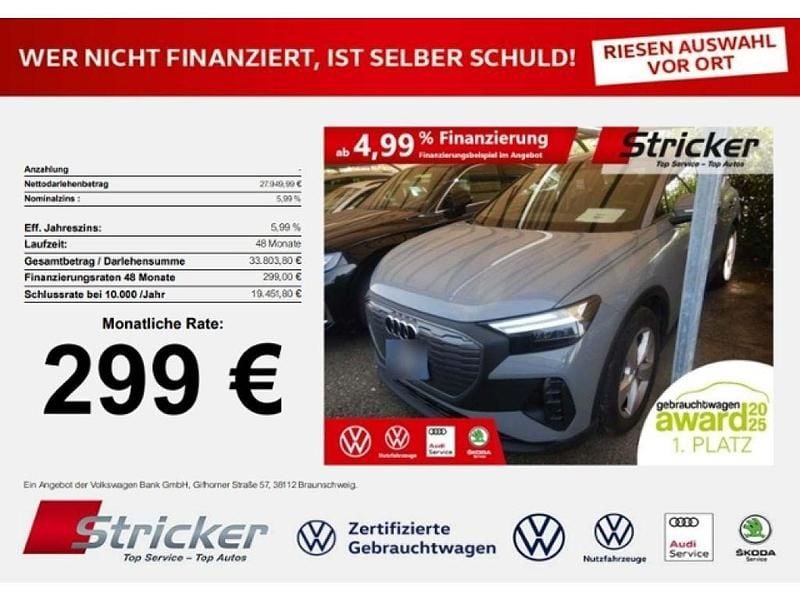 Gebraucht Audi e-tron 150 kW (204 PS) 2023 Kieselgrau SUV