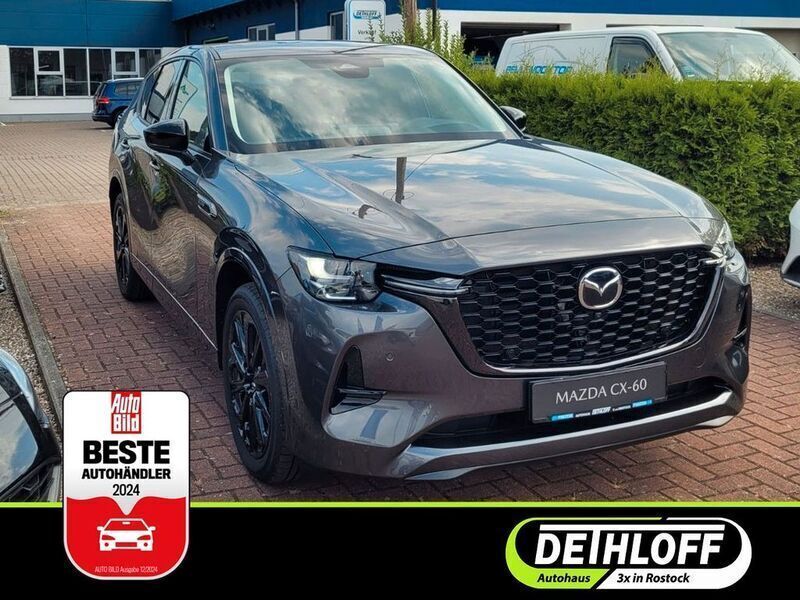 Grau Gebraucht 2024 Mazda CX-60 Homura-Line SUV | 49.990 € (Teuer) - Bild 1/4