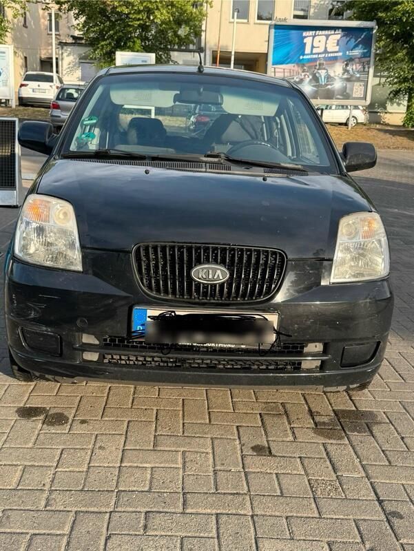 Schwarz Gebraucht 2005 Kia Picanto Kleinwagen | 400 € (Superpreis) - Bild 1/4