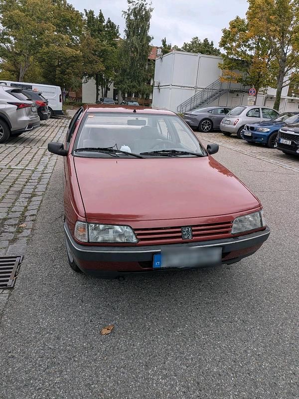Rot Gebraucht 1991 Peugeot 405 Limousine | 2.499 € - Bild 1/4