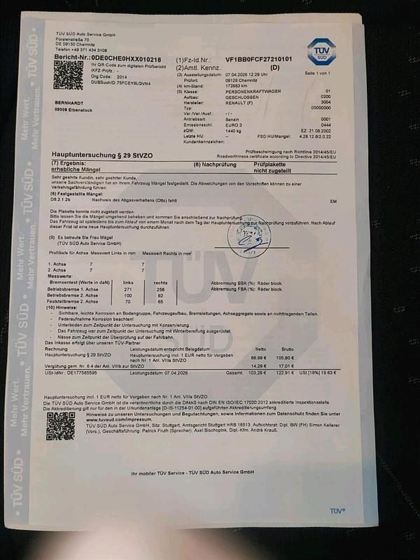 Gebraucht Renault Clio II 75 PS (55 kW) 2002 Blau Kleinwagen