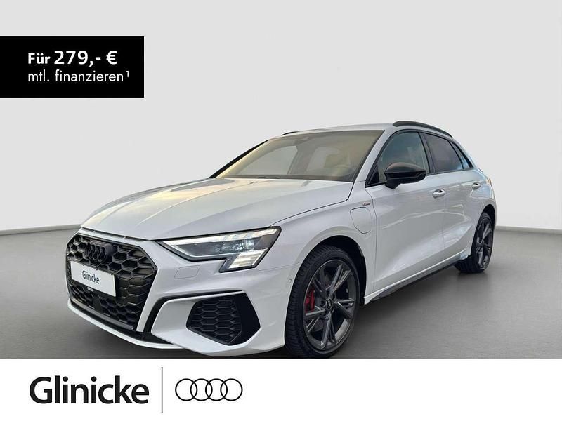 Gletscherweiß metallic Gebraucht 2022 Audi A3 e-tron S-Line Kleinwagen | 24.780 € (Fairer Preis) - Bild 1/3