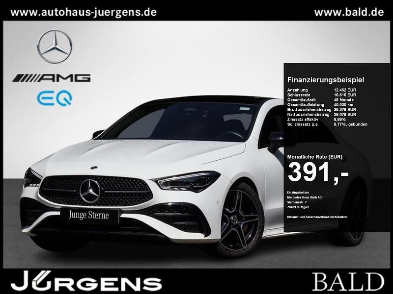 Polarweiß Gebraucht 2024 Mercedes CLA220 AMG Limousine | 40.780 € (Fairer Preis) - Bild 1/4