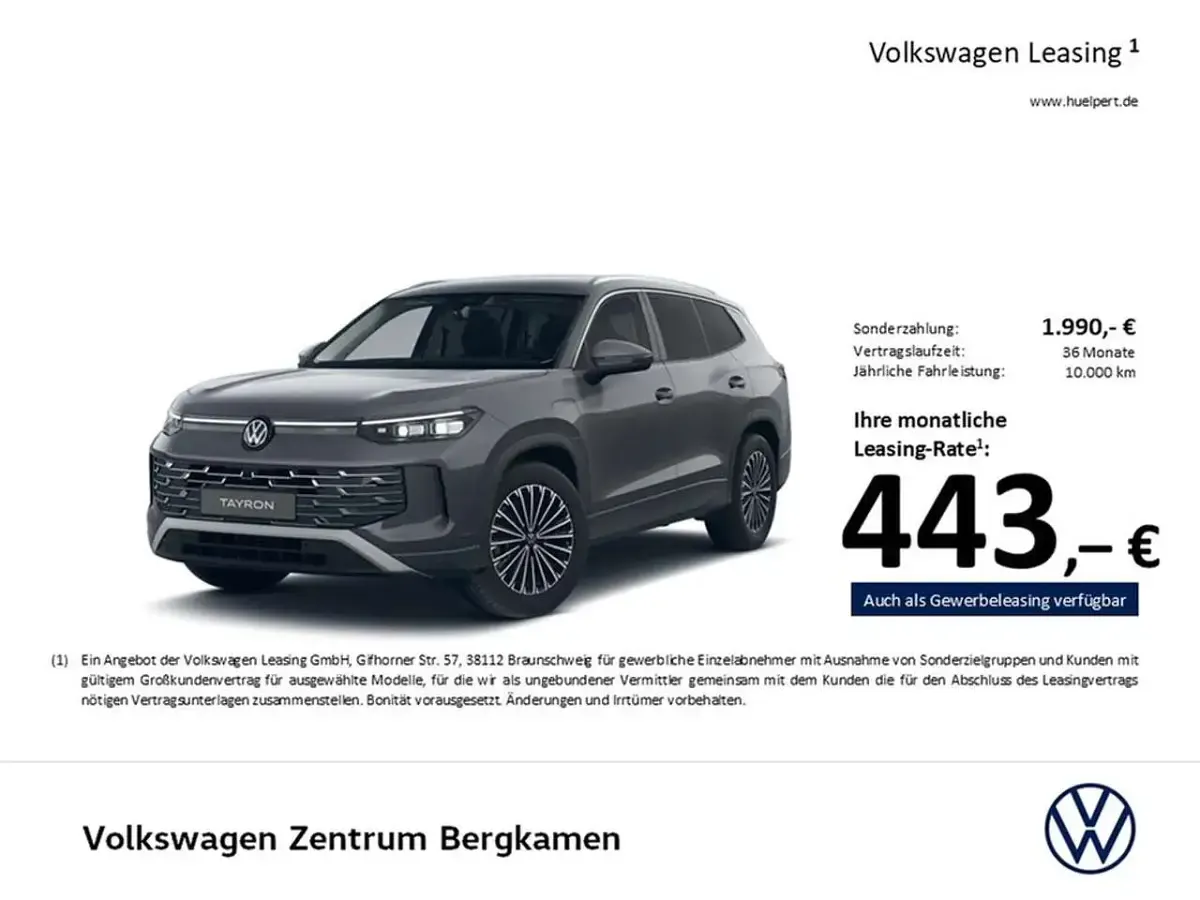 Gebraucht VW Tayron Elegance 272 PS (200 kW) 2025 Delfingrau metallic SUV