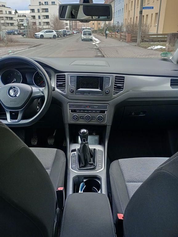 Gebraucht VW Golf Sportsvan Comfortline 110 PS (80 kW) 2014 Blau Van / Kleinbus