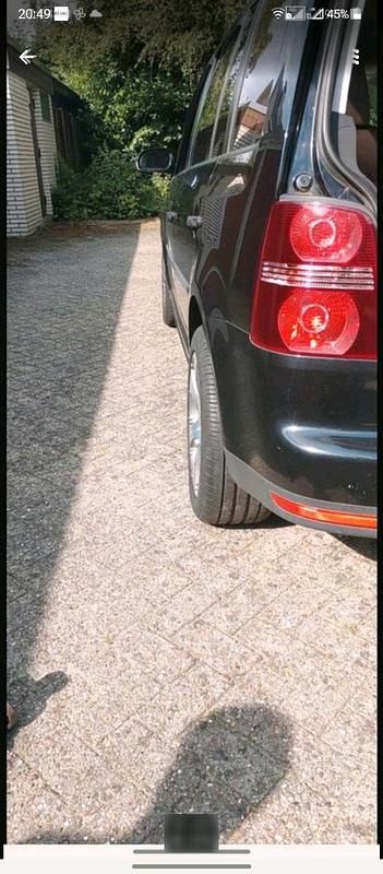 Gebraucht VW Touran 105 PS (77 kW) 2008 Schwarz Van / Kleinbus