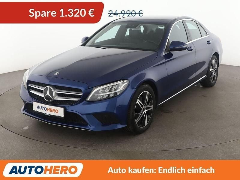 Gebraucht Mercedes C200 Avantgarde 160 PS (117 kW) 2020 Blau Limousine