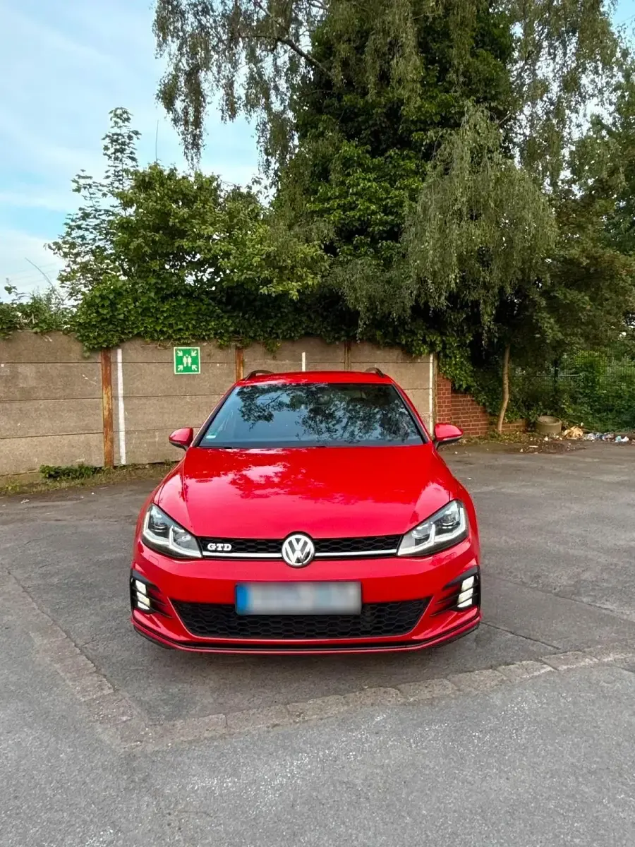 Gebraucht VW Golf VII GTD 184 PS (135 kW) 2018 Rot Kombi