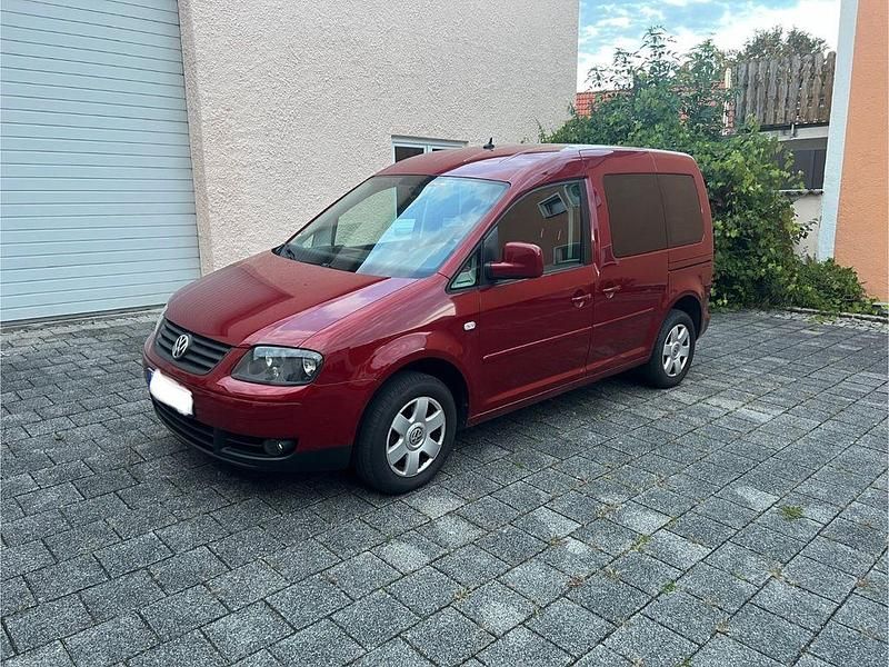 Rot Gebraucht 2006 VW Caddy Life Van / Kleinbus | 3.000 € (Fairer Preis) - Bild 1/4