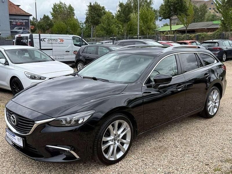 Schwarz Gebraucht 2018 Mazda 6 Kombi | 15.598 € - Bild 1/4