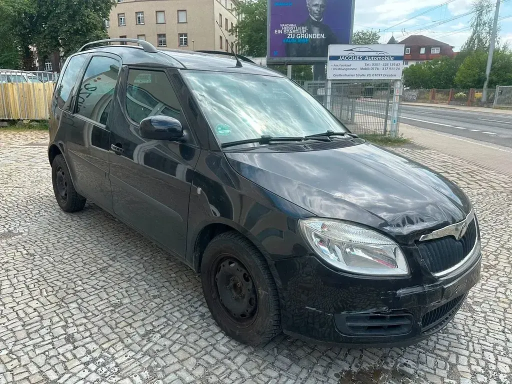 Gebraucht Skoda Roomster Plus Edition 86 PS (63 kW) 2009 Schwarz Van / Kleinbus