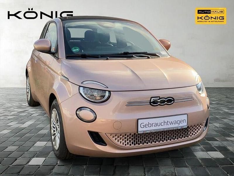 Gebraucht Fiat 500e 86 kW (118 PS) 2023 Rose gold metallic (gold) Cabrio