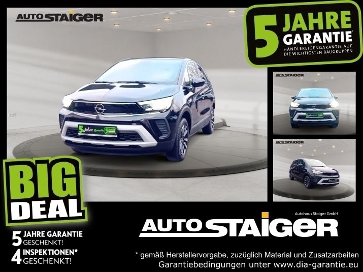 Diamant schwarz/karbon schwarz Gebraucht 2023 Opel Crossland Elegance SUV | 17.666 € (Superpreis) - Bild 1/4