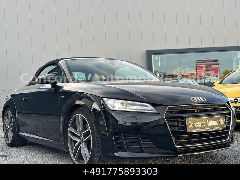 Schwarz Gebraucht 2015 Audi TT Roadster S-Line Cabrio | 22.980 € (Guter Preis) - Bild 1/4