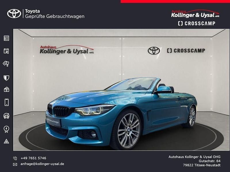 Blau Gebraucht 2018 BMW 430 Cabriolet M Sport Cabrio | 27.980 € (Fairer Preis) - Bild 1/4