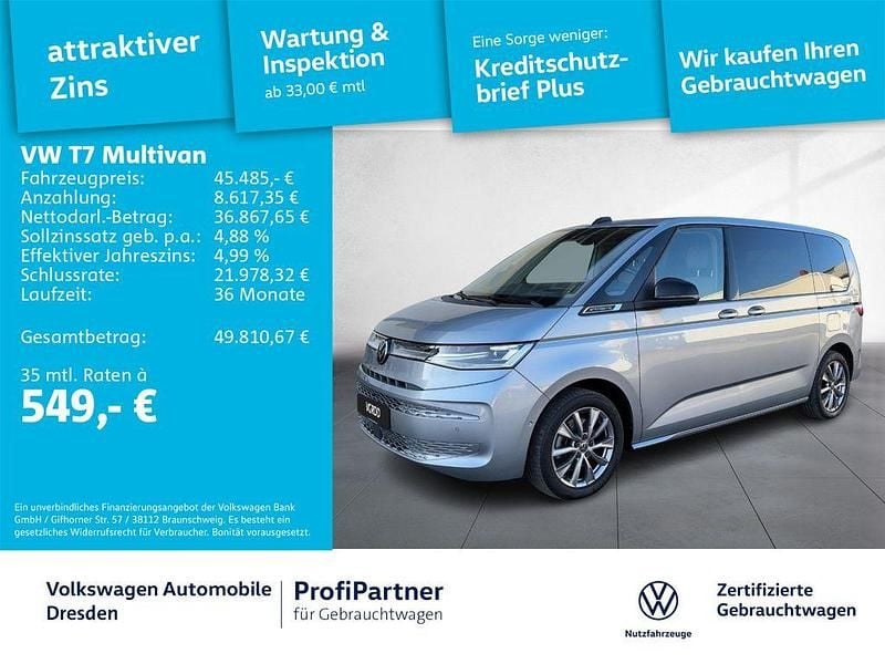 Gebraucht VW Multivan Life 150 PS (110 kW) 2021 Monosilber metallic Van