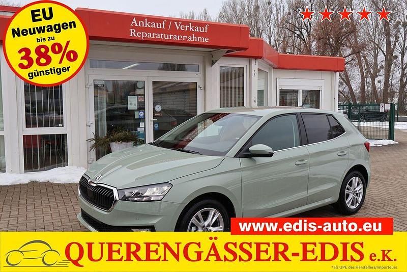 Neu Skoda Fabia 95 PS (69 kW) 2026 Timiano green Limousine