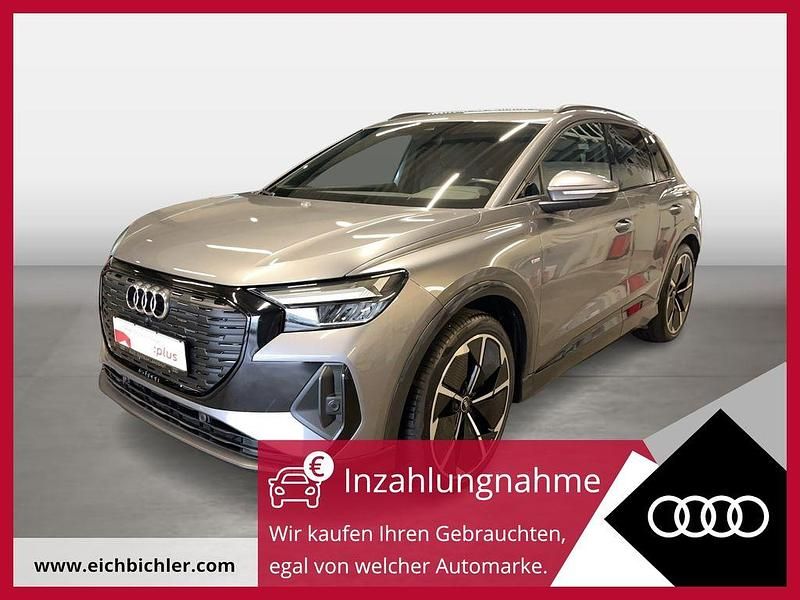 Taifungrau Gebraucht 2022 Audi Q4 e-tron S-Line SUV | 31.420 € (Guter Preis) - Bild 1/4